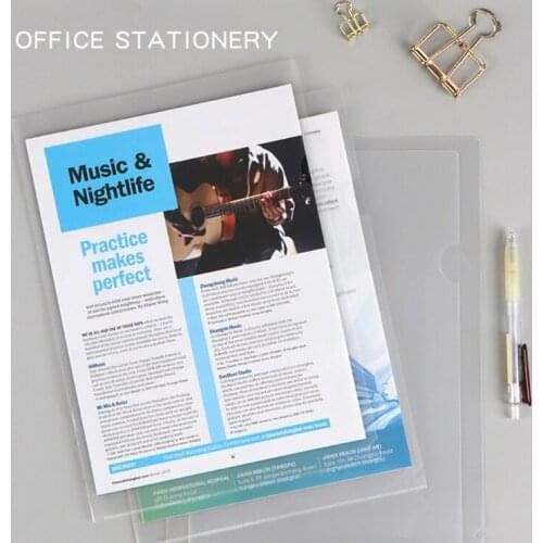 20 Pcs Clear Presentation Files Paper Cover Transparent Binding Report A4 Folder for business Documents School Projects