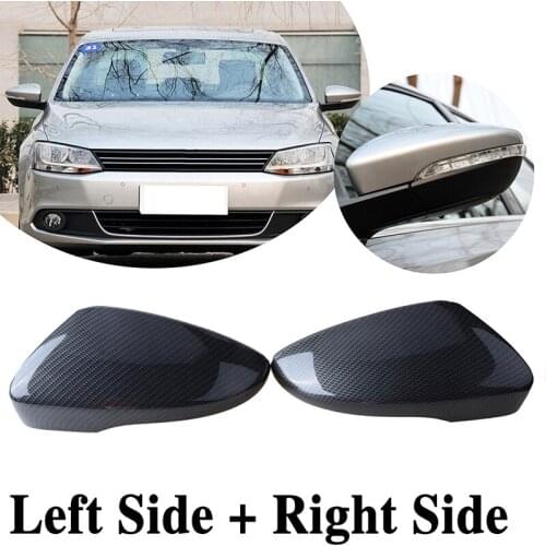 Pair For Volkswagen VW Beetle CC Eos Passat Jetta Scirocco ABS Side Rearview Mirror Cover Cap Mirror