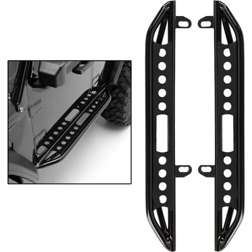 SCX10 III Metal Side Pedal Plates,CNC Machined RC Car Metal Upgrade Parts,153mm Side Footplate for 1/10 Scale Axial SCX10 III