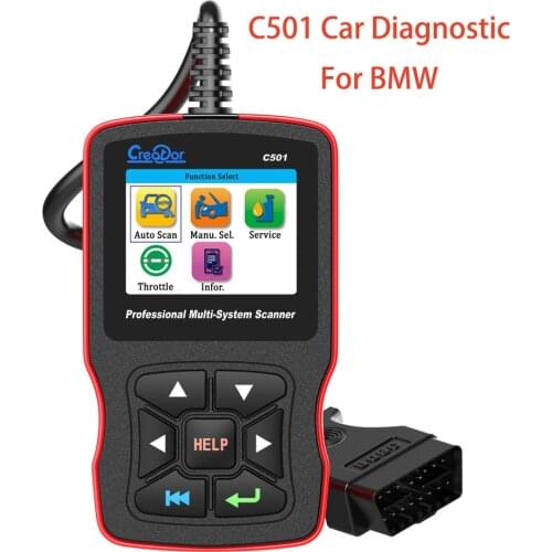 New Creator C501 OBDII/EOBD Scanner For BMW e46 e39 e90 e60 OBD2 Car Diagnostic Scanner Code Reader AC EPS Oil Reset Code Reader