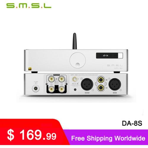SMSL DA-8s NJW1194 80W Full Balanced Bluetooth Digital Amplifier DA8S Power Amplifier