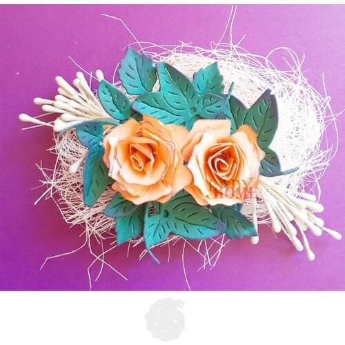 Spiral Flowers Metal Die Cutting For Household DIY Scrapbooking Photo Album Decorative Embossing Folder Paper Cards Crafts