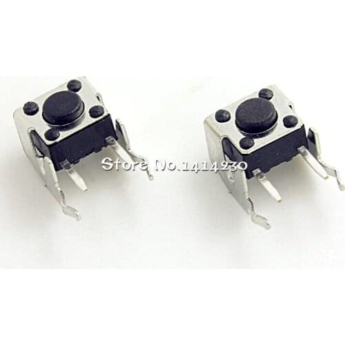 20Pcs Tact Switch 6*6*4.3mm Horizontal with Bracket Tactile Push Button Switches 6x6x4.3mm Micro Switch