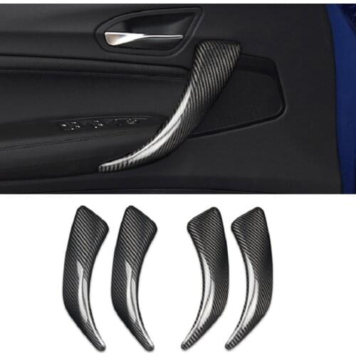For-BMW F20 116i 118i 120i M135i 4 Door Carbon Fiber Interior Door Handle Cover 2012-2016 LHD&RHD