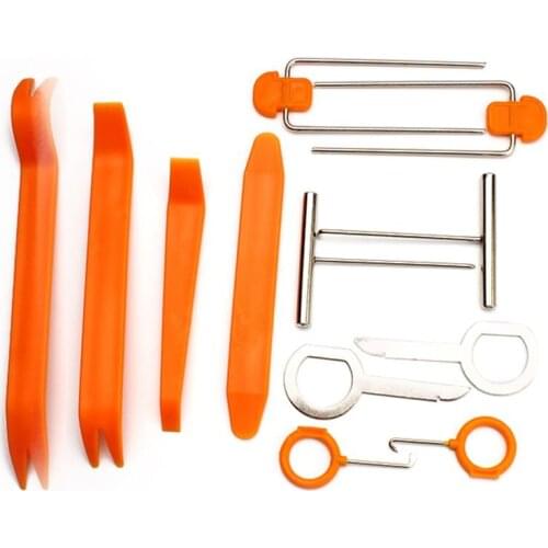 Youwinme 12pcs Automobile Radio Audio Removal Installer Pry Repair Tool Set Car Panel Door Clip Trim Dash