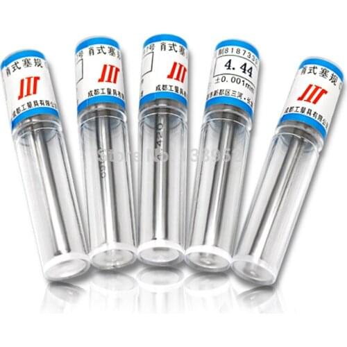 1mm,2mm,3mm,4mm,5mm,6mm,7mm,8mm,9mm,10mm Range 10Pcs Precision Pin Gauge Smooth Plug Gauge Hole Gauge hole measure tool