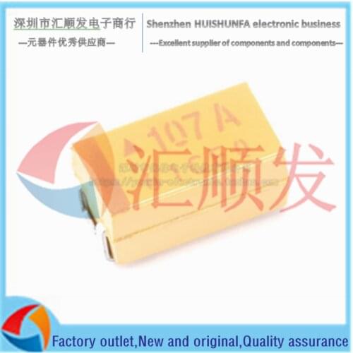 10PCS1!! Original authentic SMD tantalum capacitor 6032C 10V 100UF ±20% TAJC107M010RNJ