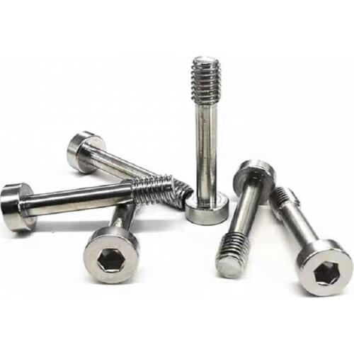 10PCS GUTBT3/4/5/6 stainless steel thin head short head type cover plate bolt anti-falling half tooth loose non-falling screw