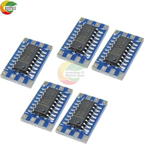Ziqqucu 5PCS/LOT Mini Serial Port for Arduino MCU RS232 to TTL Converter Adapter Board Module MAX3232 3-5V Electronic Parts