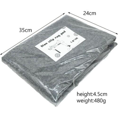 DIY Carpet Material Accessories 1.8m/1.5m Non Slip Rug Pad Monk Cloth Anti-skid Rubber Mat For Tufting Gun Free Shipping MMHXQ
