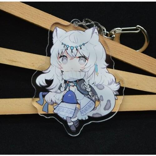 [MYKPOP]Arknights Keyring Pramanix Cute Action Figure Pendants Decoration for Keys Bags Fans Collection Amine SC20082713