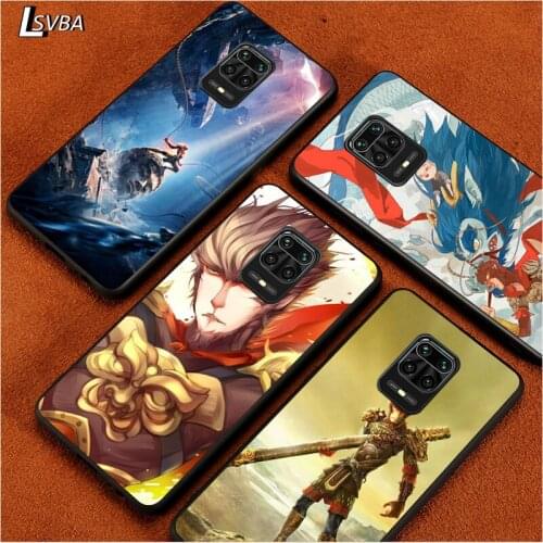 Chinese myth Wukong for Redmi K30 K30S K30T K20 10X 9i 9 9A 9C GO 8A 8 7 6 6A 5A 4X S2 Pro Plus Ultra Black Phone Case