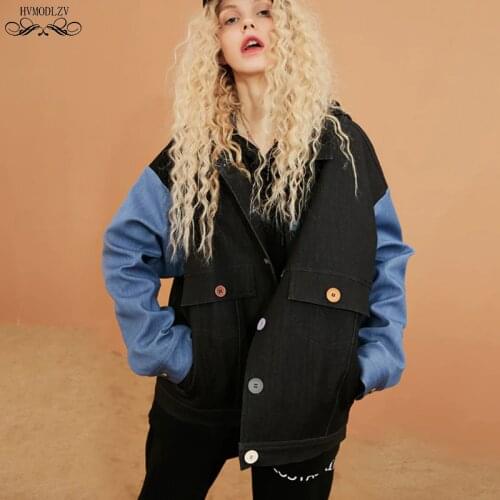 Женские синие куртки HVMODLZV China At AliExpress