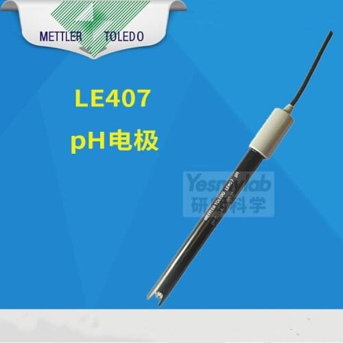 Mettler LE407 pH electrode BNC plug electrode material epoxy resin