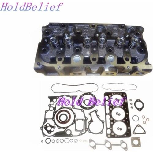 New Complete Cylinder Head + Full Gasket Kit For Kubota D902 Engine