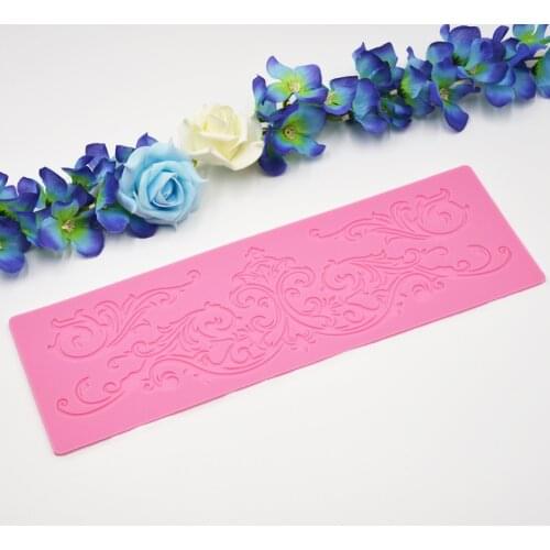 New Lace Mat Fondant Cake Silicone Mold Cake Decorating Tools Birthday Wedding Decoration DIY Chocolate Biscuit Baking Tools
