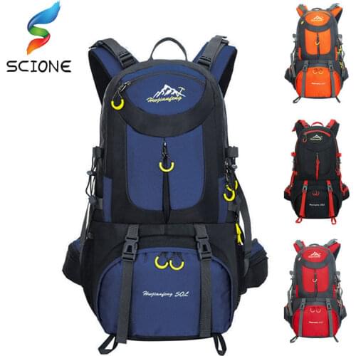40L 50L 60L Outdoor Waterproof Bags Backpack Mountain Climbing Sports Rucksack Hiking Backpacks Bag Camping Travel Bag XA168Y