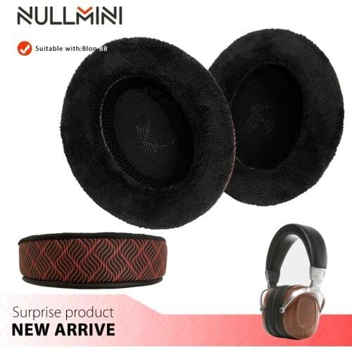 NullMini For Blon B8 Replacement Earpads Headphones Sleeve Earmuffs Temperature Color Changing Ear Pad
