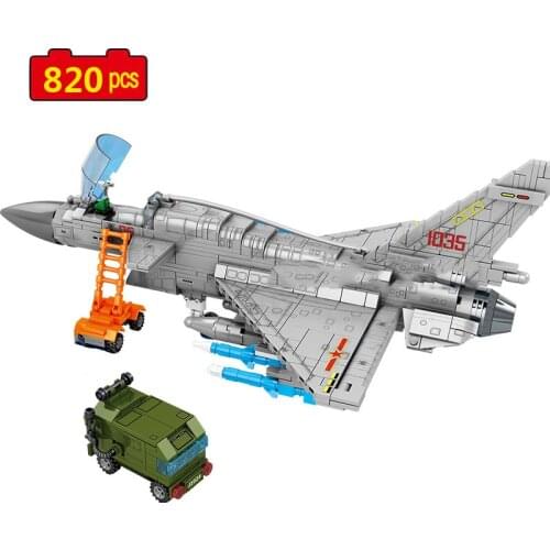 Military series Navy long-range multifunctional carrier-based armed aircraft DIY model Building Blocks Bricks Toys Gifts
