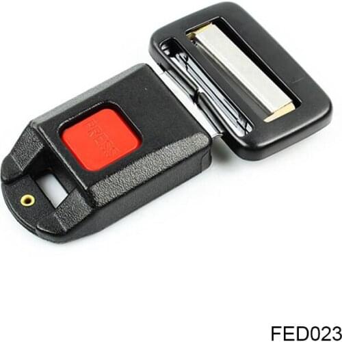 Released Push Button Buckle Tongue 37mm Seat Belt Buckle (FED023)