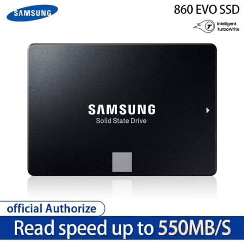 100%Samsung 860 EVO SSD 1TB 500GB 250GB Internal Solid State Disk HDD Hard Drive SATA3 2.5 inch Laptop Desktop PC Disk HD SSD4T