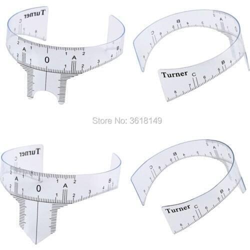20pcs Reusable Measure Eyebrow Guide Ruler Permanent Makeup Brow Tools Eyebrow Positioning Ruler Stencils Tattoo Accesories