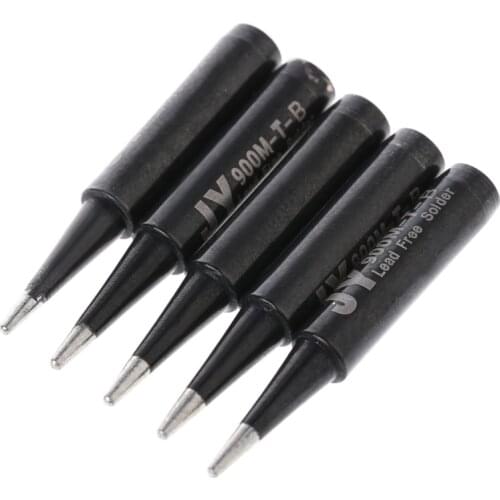 5 Pcs Lead Free Replacement Soldering Solder Iron Tips 900M-T-B For Hakko Saike 936 WF4458037