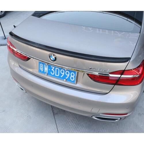Carbon Fiber Car Rear Wing Trunk Lip Spoilers Fits For 15-18 BMW 7 series G11 G12 2015 2016 2017 2018