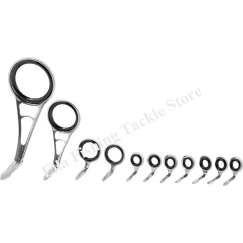 Free shiping!! 5 Bags fishing rod guides, fishing rod parts repair guide set