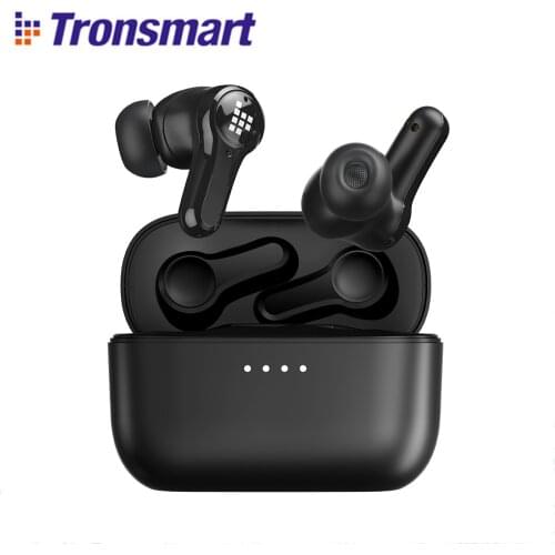 Tronsmart Onyx Apex ANC Earbuds Bluetooth 5.2 Wireless Earphones 4 Mics with cVc 8.0 Voice Assistant IP45 Waterproof 24-Hour
