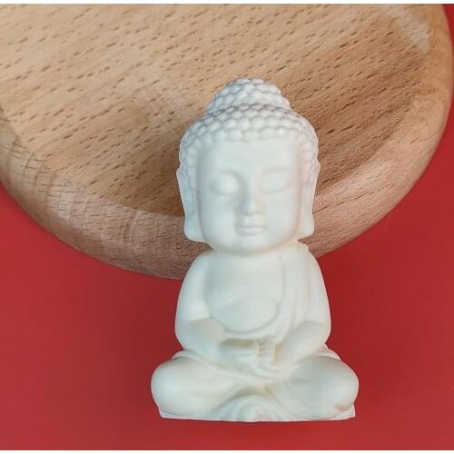 3D Chinese Buddha Mold Form For Candles Silicone Mold Gypsum Resin Cake Soap DIY Aromatherarpy Household Decoration Craft Tools