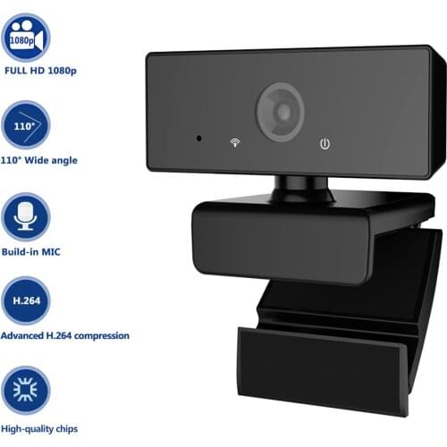 Full HD 1080P Video Calling Webcam PC Desktop Webcam with Microphone For Meeting Video Online Course computer Laptop
