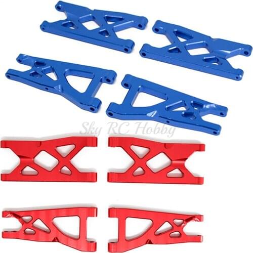 Aluminum Front & Rear Suspension Arms Set for 1/10 1:10 Arrma Granite 4X4 / SENTON VORTEKS Typhon Big Rock RC Car Upgrade Parts