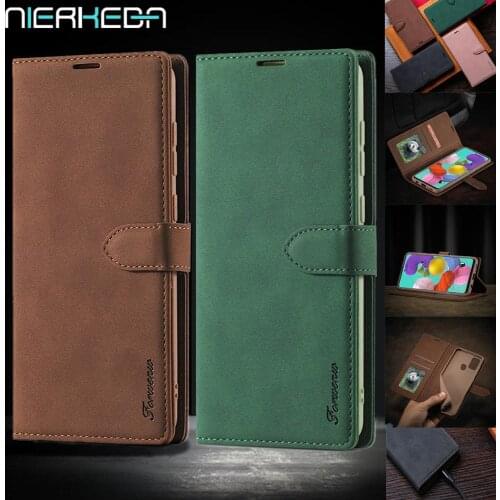 Leather Case for Samsung Galaxy A52 A72 A42 A12 A32 A21S A71 A51 A41 A31 A11 A02S S20 FE S21 Ultra Plus Flip Wallet Stand Cover