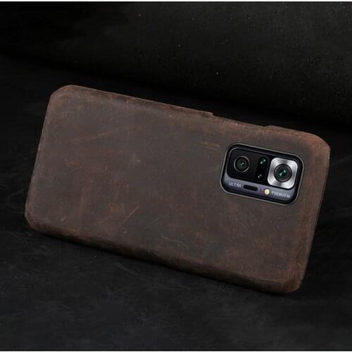 LANGSIDI Leather case For Redmi note 10 pro 9s 9 pro Luxury real leather cover fundas For xiaomi Mi 11 ultra 10T 10 Pro 10Ultra
