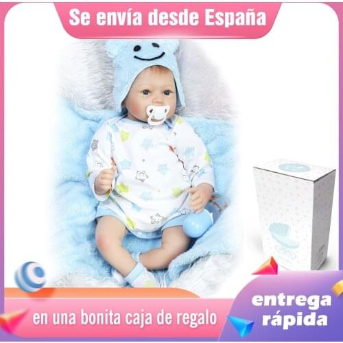 NPK Reborn Doll With Soft Real Gentle Touch Handmade Lovely Lifelike New Born Baby Diy Toys and Gift Sweet Bebe