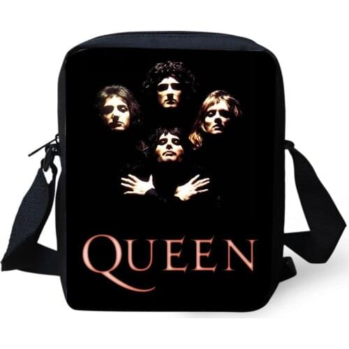 Fashion Womens Messenger Bags QUEEN Bohemian Rhapsody Girls Cross Body Bag Hot Band Design Girls Mini Flaps Purse Bags