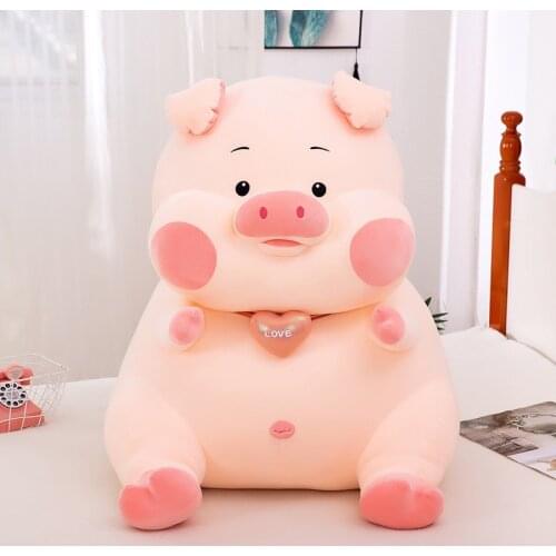 Soft Fat Pig Plush Hugging Pillow Cute Piggy Stuffed Animal Doll Toy Gifts for Bedding, Kids Birthday, Valentine, Christma Gift