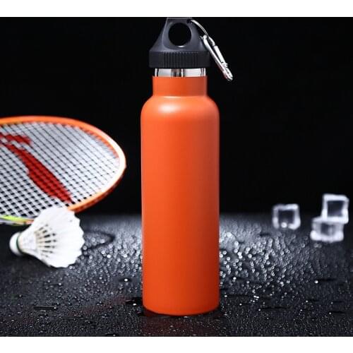 Orange Portable Thermos Tea Mug Car CupThermos Coffee Cup Double Walled Stainless Steel Vacuum Flask Termos Thermocup