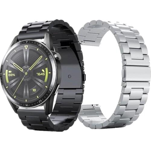 Stainless Steel Quick Release Watch Band WristStrap Replacement for Huawei Watch GT2 46mm GT honor/Galaxy Watch 46mm band strap