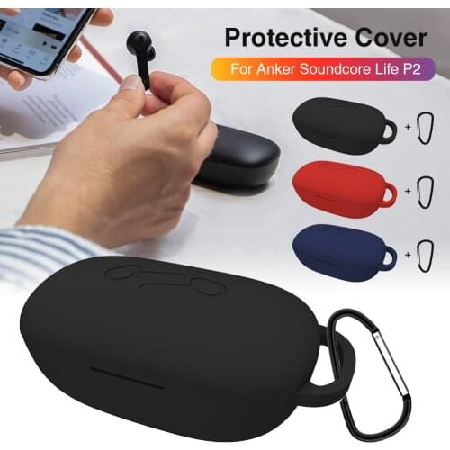 Silicone Protective Case For Anker Soundcore Life P2 Long-lasting Splashing Water Protection Cover Container