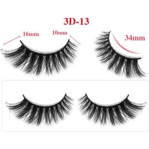 Chemical fiber eyelashes 3D lasting natural drama volume eyelash extension false eyelashes 3D-16