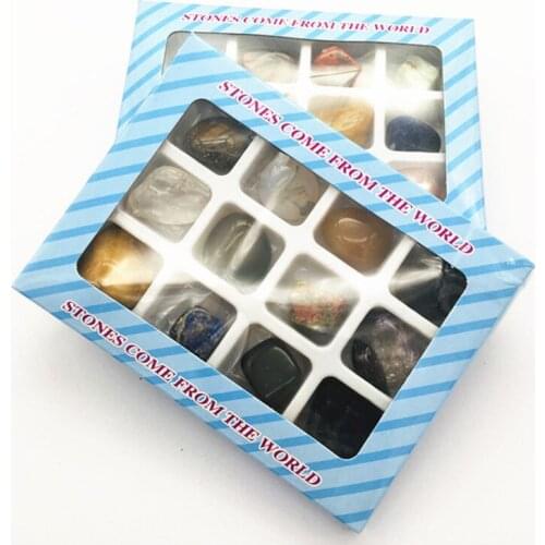 Mixed Crystal Tumbled Stones Wholesale Natural Healing Boxes For Decoration