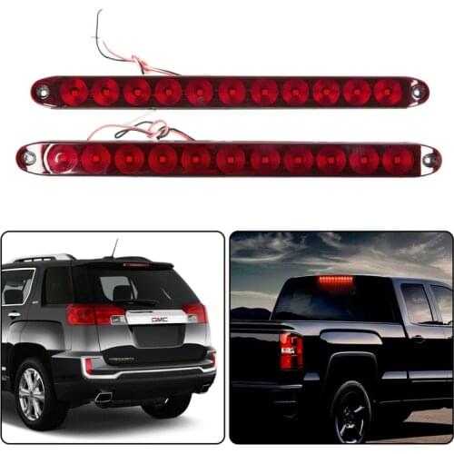 Universal 11 SMD Third Tail Stop Signal Lamp,Led High Level Mount Rear Brake Light For Camper Bus Truck Trailer RV Pickup Truck