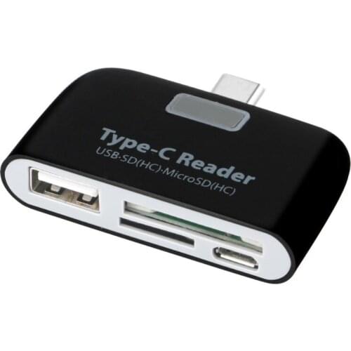 USB 3.1 Type C USB-C to TF Micro SD OTG Card Reader For Macbook Type-c Phones Notebook Google Tablet Windows Computer