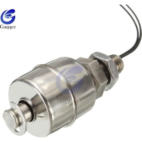 Stainless Vertical Liquid Water Level Sensor Controller Internal Float Sensor Switch Automatic Water Pump Controller 220V 45mm