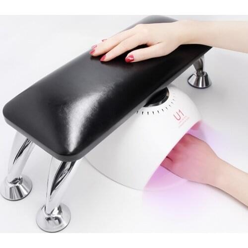 High Quality Leather Hand Pillow Rest Manicure Table Black White Hand Cushion Pillow Holder Arm Rests Nail Art Stand