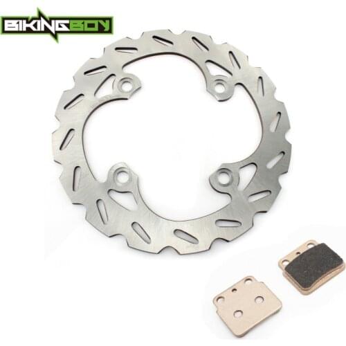 BIKINGBOY KSF KFX 400 03-05 Quadsport LT-Z 400 03-14 08 09 10 400 DVX Sport 04-08 TS Sport 06 07 Rear Brake Disc Disk Rotor Pads