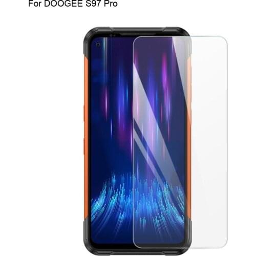 2PCs For DOOGEE S97 Pro Glass Tempered Cover Tempered Glass Film For DOOGEE S 97 Pro Protection Screen Protector Protective Film