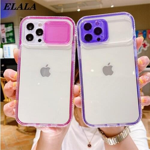 Camera Lens Protective Case for iPhone 13 12 11 Pro Max SE 2020 XR XS 6 7 8 Plus Clear Soft TPT Shockproof Bumper Back Cover